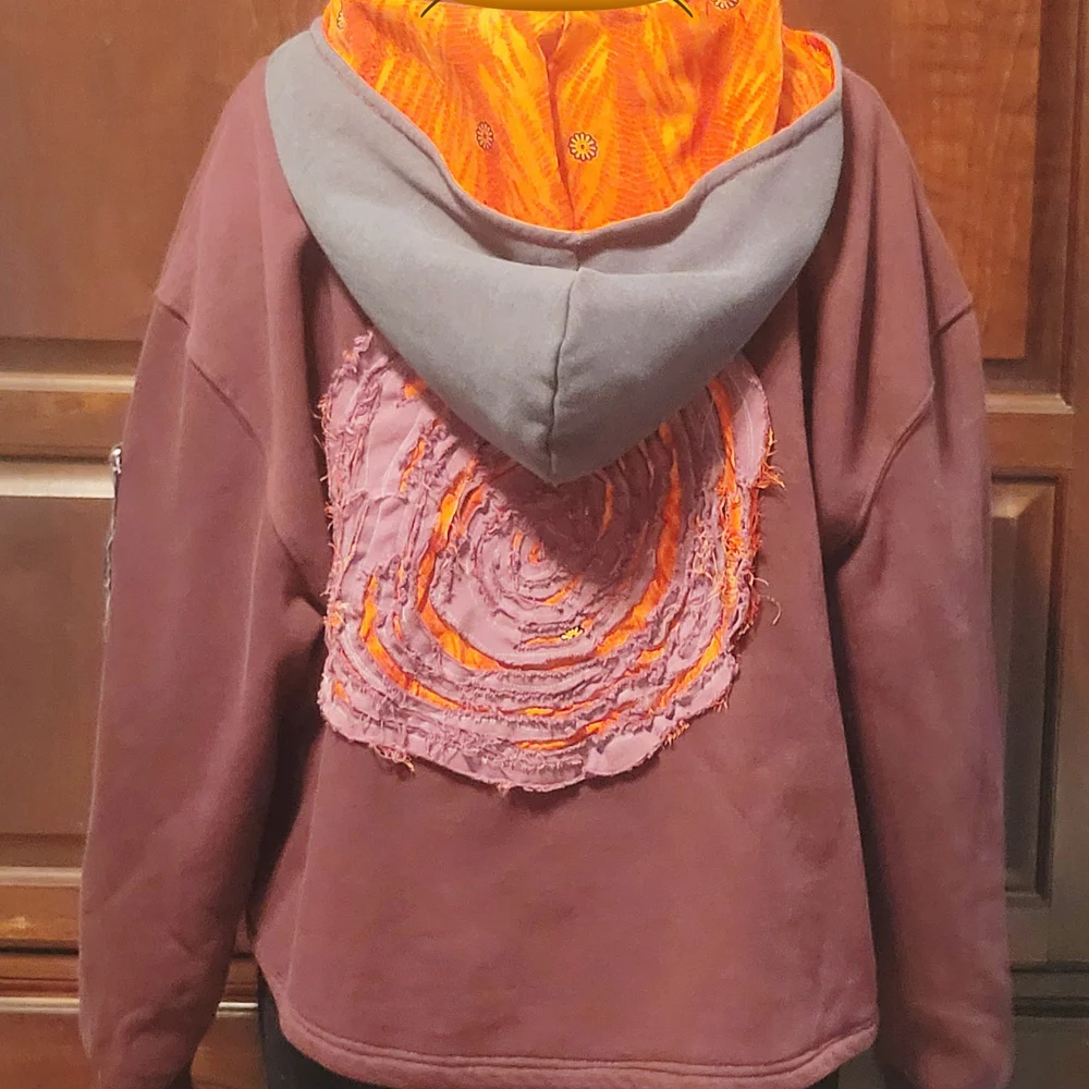 Athletic Works Maroon Graphic Sweater - Picture 9 of 15